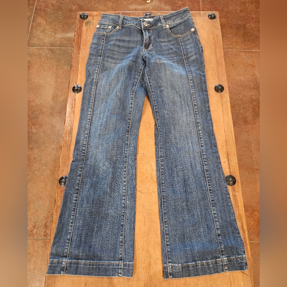 Stetson Women's Flare Jeans in Classic Blue